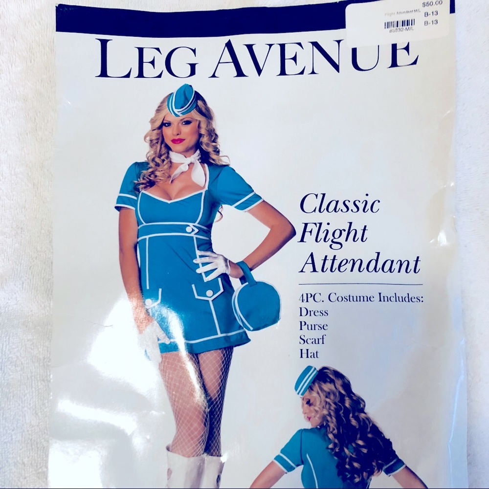 Halloween Classic Flight Attendant Costume